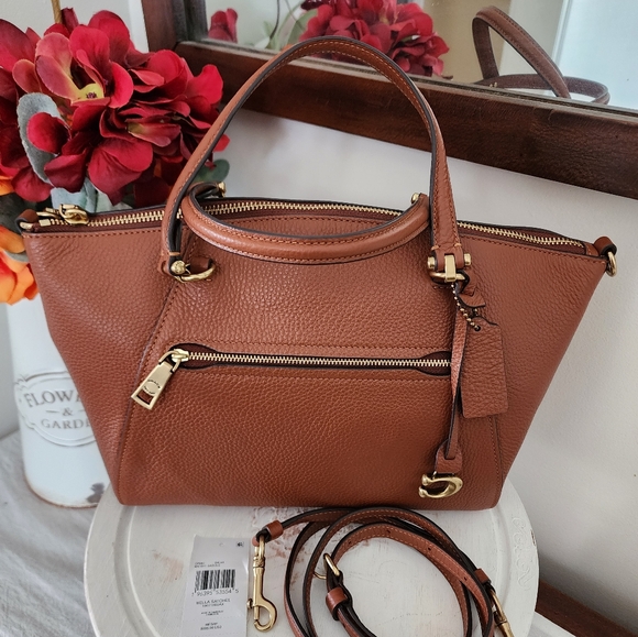 Coach Bella Satchel NWT Color: 1941 Saddle - Picture 1 of 7